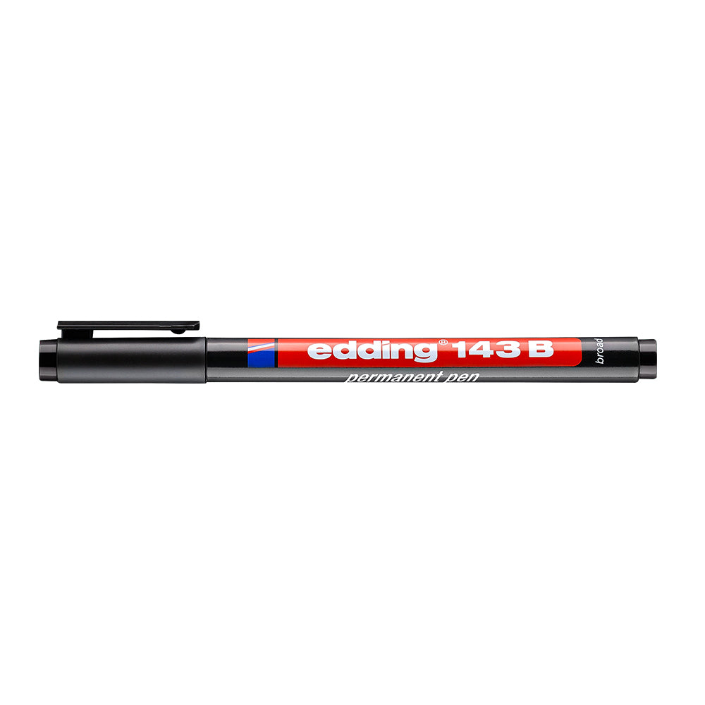 Marker permanent Edding 143 OHP, varf 3 mm, negru Marker permanent Edding 143 OHP, varf 3 mm, negru